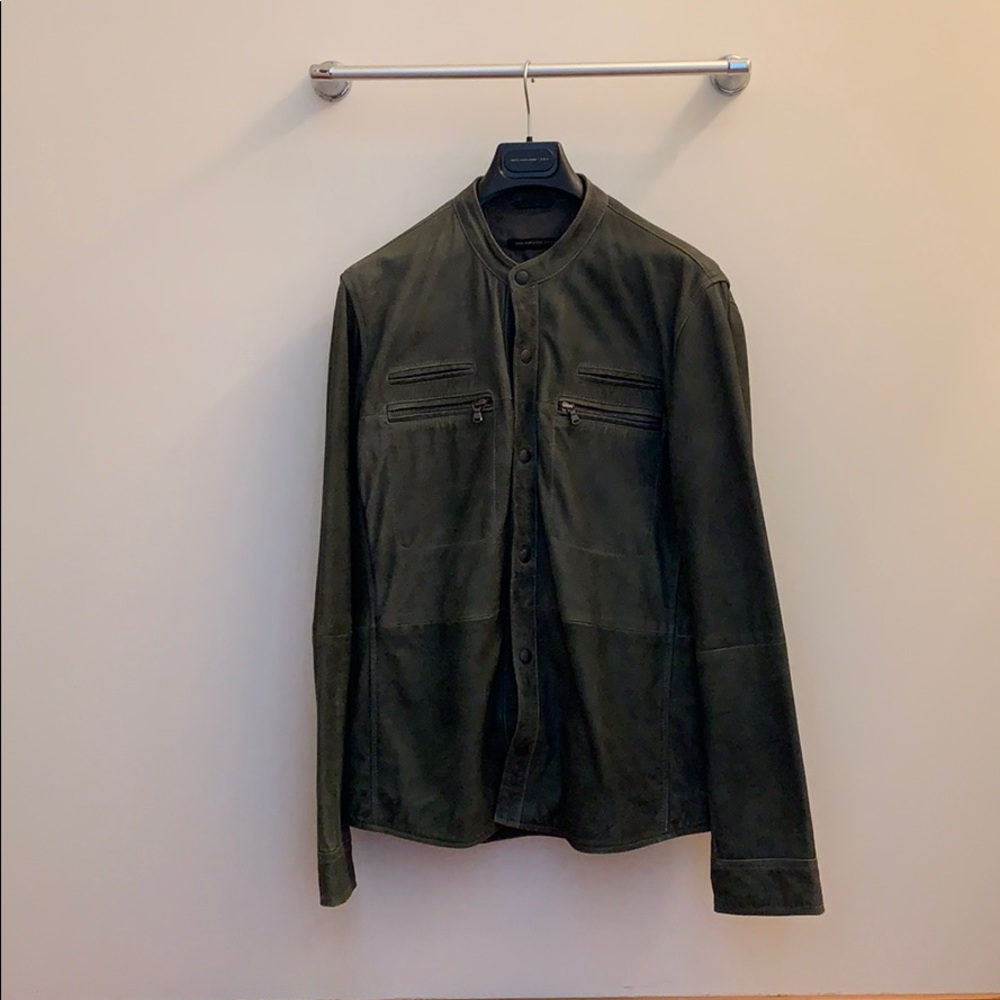 John Varvatos Snap Front Shirt Jacket